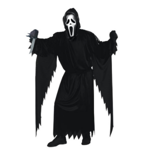 Aikuisten Scream Ghost Face asu maskilla
