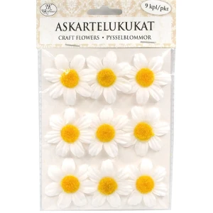 Askartelukukka päivänkakkara iso 9kpl