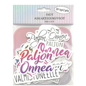 Askartelukuviot tekstilajitelma 25kpl