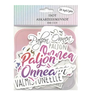 Askartelukuviot tekstilajitelma 25kpl