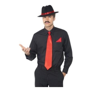 Asustesetti gangsteri punainen