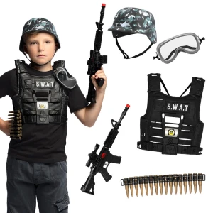 Asustesetti lasten SWAT poliisi
