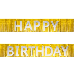Banneri hapsut happy birthday hopea kulta