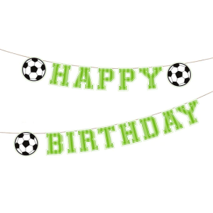 Banneri jalkapallo happy birthday, 2,5m