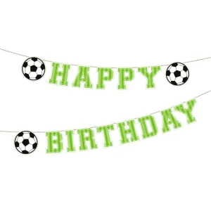 Banneri jalkapallo happy birthday, 2,5m