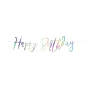 Banneri kauno happy birthday hohtava