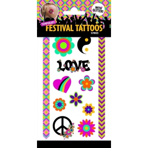 Festival kimalle siirtokuvatatuoinnit