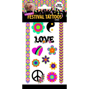 Festival kimalle siirtokuvatatuoinnit