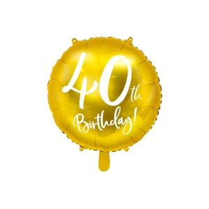 Foliopallo 40th Birthday 45cm