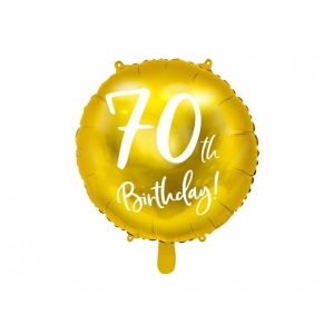 Foliopallo 70th Birthday 45cm