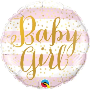 Foliopallo Baby girl pyöreä 45cm