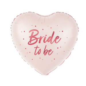 Foliopallo Bride to Be sydän 45cm