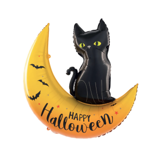 Foliopallo halloween kissa 76x88cm