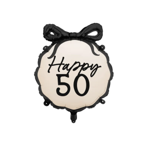 ​Foliopallo Happy 50 rusetilla 45cm