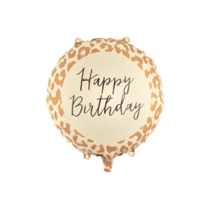 ​Foliopallo Happy Birthday leopardi 35cm
