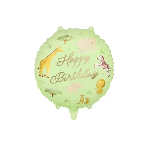 ​Foliopallo Happy Birthday viidakko 35cm