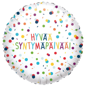 Foliopallo Hyvää Syntymäpäivää 43cm