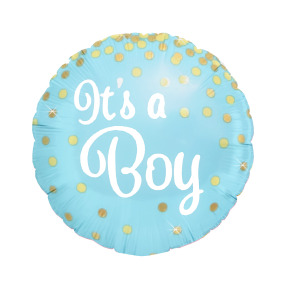 Foliopallo It´s a Boy 45cm