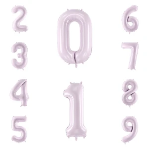 Foliopallo numero 72cm lila