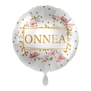 Foliopallo onnea vaaleanpunainen 43cm