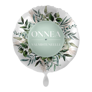 Foliopallo Onnea Valmistuneelle vihreä 43cm