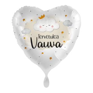 Foliopallo sydän tervetuloa vauva 43cm