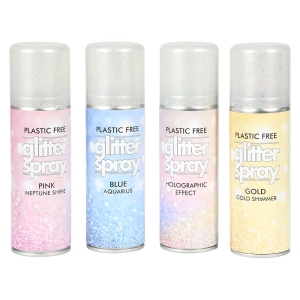 Glitterhiusspray 100ml eri värejä