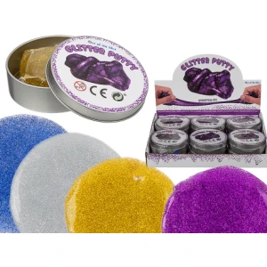 Glitterinen muovailtava lima