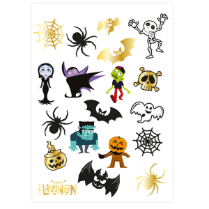 Halloween siirtokuvatatuoinnit