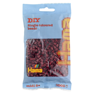 Hama helmet midi 1000kpl burgundi 30