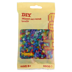 Hama helmet midi 1000kpl glitter mix 54
