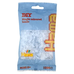 Hama helmet midi 1000kpl kirkas 19