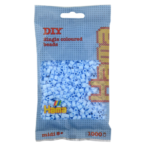 Hama helmet midi 1000kpl pastelli jäänsininen 97
