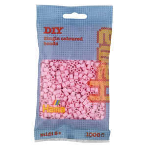 Hama helmet midi 1000kpl pastelli roosa 95