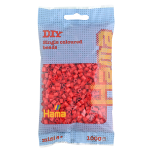 Hama helmet midi 1000kpl punainen 05