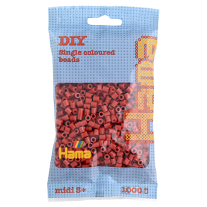 Hama helmet midi 1000kpl punaruskea 20
