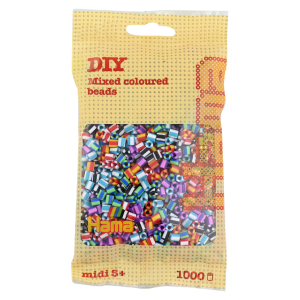 Hama helmet midi 1000kpl raidat mix 90