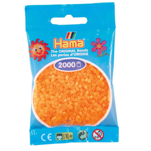 Hama helmet mini 2000kpl neon oranssi 38