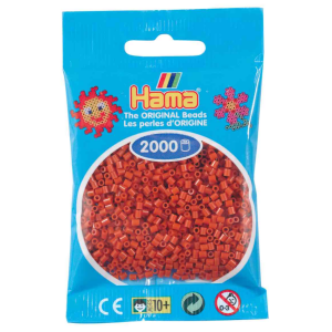 Hama helmet mini 2000kpl punaruskea 20