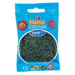 Hama helmet mini 2000kpl tummanvihreä 28