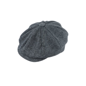Hattu flat cap harmaa