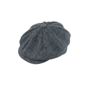 Hattu flat cap harmaa