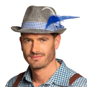 Hattu ​Oktoberfest harmaasininen