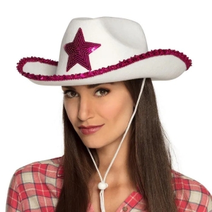 Hattu stetson pinkki tähti