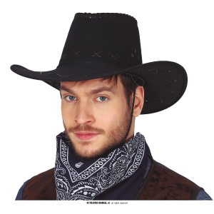 Hattu stetson tikkaukset musta
