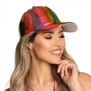 Hologrammi lippis sateenkaari