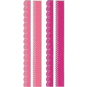 Huopapitsi pinkki 4kpl