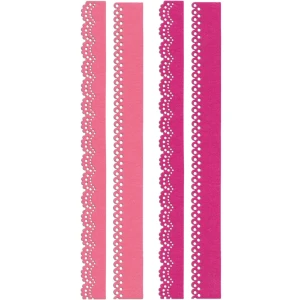 Huopapitsi pinkki 4kpl
