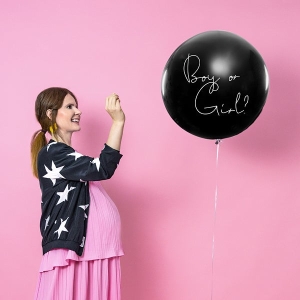 Jätti-ilmapallo Gender Reveal tyttö 100cm