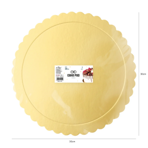 Kakkualusta pyöreä 30cm kulta
